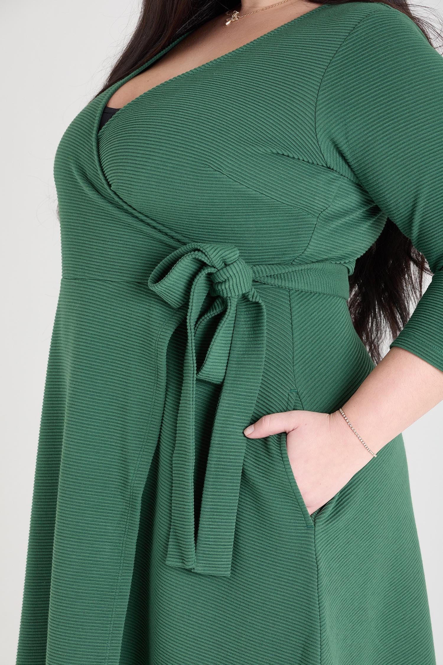 Ottoman Wrap Around Dress - Petit Pois